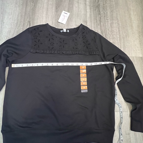 Jessica Simpson Black Long Sleeve Medium - Picture 6 of 6